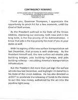 DeputyActing Secretary of Transportation James Busey Speeches February 1992