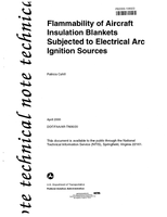 Flammability of Aircraft Insulation Blankets Subjected to Electrical Arc Ignition Sources