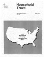 Household Travel 1977 Nationwide Personal Transportation Study Report 9