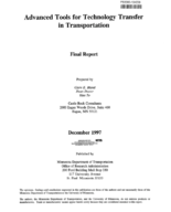 Advanced Tools for Technology Transfer in Transportation