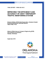 Improving the Efficiency and Accuracy of ODOT Temporary Traffic Monitoring System