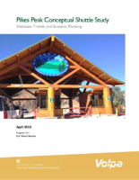 Pikes Peak conceptual shuttle study  visitation trends and scenario planning