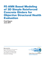 FEANN Based Modeling of 3D Simple Reinforced Concrete Girders for Objective Structural Health Evaluation