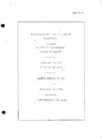 Interstate Commerce Commision Report of the Accident  Investigation Occuring on the VIRGINIAN RAILWAY LESTER SIDING WV