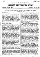 Investigation of Aircraft Accident NATIONWIDE AIR TRANSPORT CARMEL NEW JERSEY 19470105