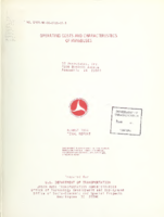 Operating Costs and Characteristics of Minibuses