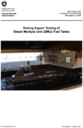 Raking Impact Testing of Diesel Multiple Unit DMU Fuel Tanks