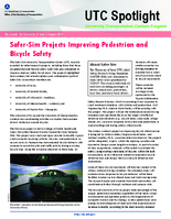 SaferSim Projects Improving Pedestrian and Bicycle Safety