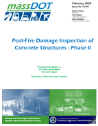 Postfire Damage Inspection of Concrete Structures  Phase II