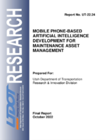 Mobile PhoneBased Artificial Intelligence Development for Maintenance Asset Management