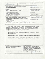 StateoftheArt and Objectives of Reflective Raised Pavement Markers