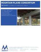 Optimal Selection of Upgrade and Maintenance Interventions To Minimize LifeCycle Cost
