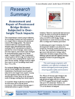 Assessment and Repair of Prestressed Bridge Girders Subjected to OverHeight Truck Impacts Research Summary