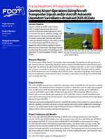 Counting Airport Operations Using Aircraft Transponder Signals andor Aircraft Automatic Dependent SurveillanceBroadcast ADSB Data Brief