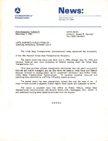 UMTA Reports Publication of Annual National Transit Data