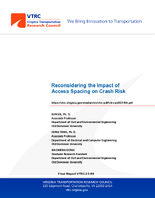 Reconsidering the Impact of Access Spacing on Crash Risk