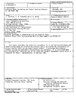 Prototype Needs Estimating and Project Ranking Software for the TxDOT PMS