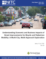 Understanding Economic and Business Impacts of Street Improvements for Bicycle and Mobility  A MultiCity MultiApproach Exploration