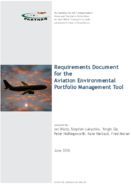 Requirements Document for the Aviation Environmental Portfolio Management Tool