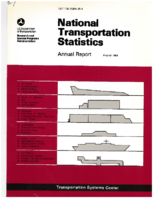 National Transportation Statistics NTS Annual Report 1989