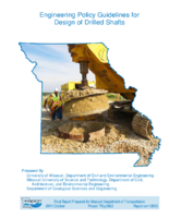 Engineering policy guidelines for design of drilled shafts 201110