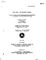 Safety Belts The Uncollected Dividends A Manual for Use by State Legislators and State Officials on Techniques to Increase Safety Belt Usage