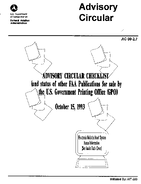 AC 0027 Advisory Circular Checklist