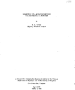 Selection of a location method for highway data systems