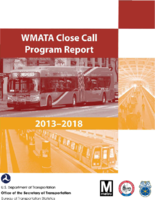 WMATA Close Call Program Report 20132018