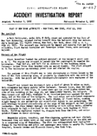 Investigation of Aircraft Accident BELL HELICOPTER NEW YORK NEW YORK 19550713