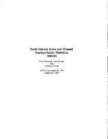 North Dakota Grain and Oilseed Transportation Statistics 199394