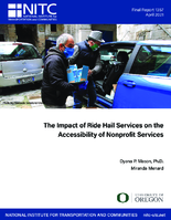 The Impact of Ride Hail Services on the Accessibility of Nonprofit Services