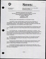 Secretary of Transportation Rodney Slater Speeches January 1998