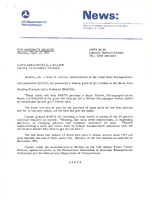 UMTA Announces 15 Million Grant To Reading Transit