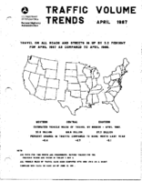 Traffic Volume Trends April 1987