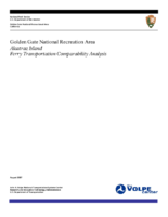 Golden Gate National Recreation Area Alcatraz Island Ferry Comparability Analysis