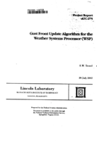 Gust Front Update Algorithm for the Weather Systems Processor WSP