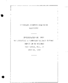 Interstate Commerce Commision Report of the Accident  Investigation Occuring on the LOUISVILLE AND NASHVILLE RAILROAD HAROLD FL