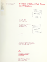 Control of WheelRail Noise and Vibration