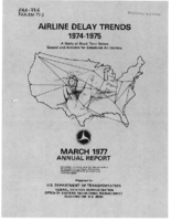Summary of Airline Delay Trends 1972  1975