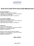 Work Zone Crash Performance Data Measurement