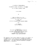 Evaluation of three methods to prevent further differential settlement on I10 through McElroy swamp  final report