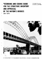 Recording and coding guide for the structural inventory and appraisal of the nations bridges