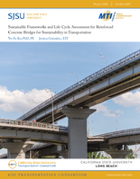 Sustainable Frameworks and Life Cycle Assessment for Reinforced Concrete Bridges for Sustainability in Transportation