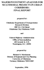 Major Investment Analysis for Multimodal Projects in Urban Corridors Final Report