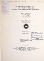 Multinational Activities of Major US Automotive Producers Volume II  Data on Foreign Facilities and Operations