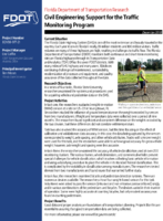 Civil Engineering Support for the Traffic Monitoring Program Summary