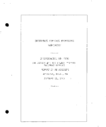Interstate Commerce Commision Report of the Accident  Investigation Occuring on the DENVER AND RIO GRANDE WESTERN RAILROAD EAGLE CO
