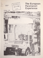 The European Paratransit Experience