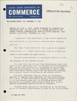 Remarks by Alan S Boyd Under Secretary of Commerce for Transportation Prepared for Delivery at a Dinner Meeting of the Common Carrier Conference of Domestic Water Carriers New Orleans Louisiana